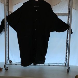 Women’s Black Plus Size Hair Stylist Smock